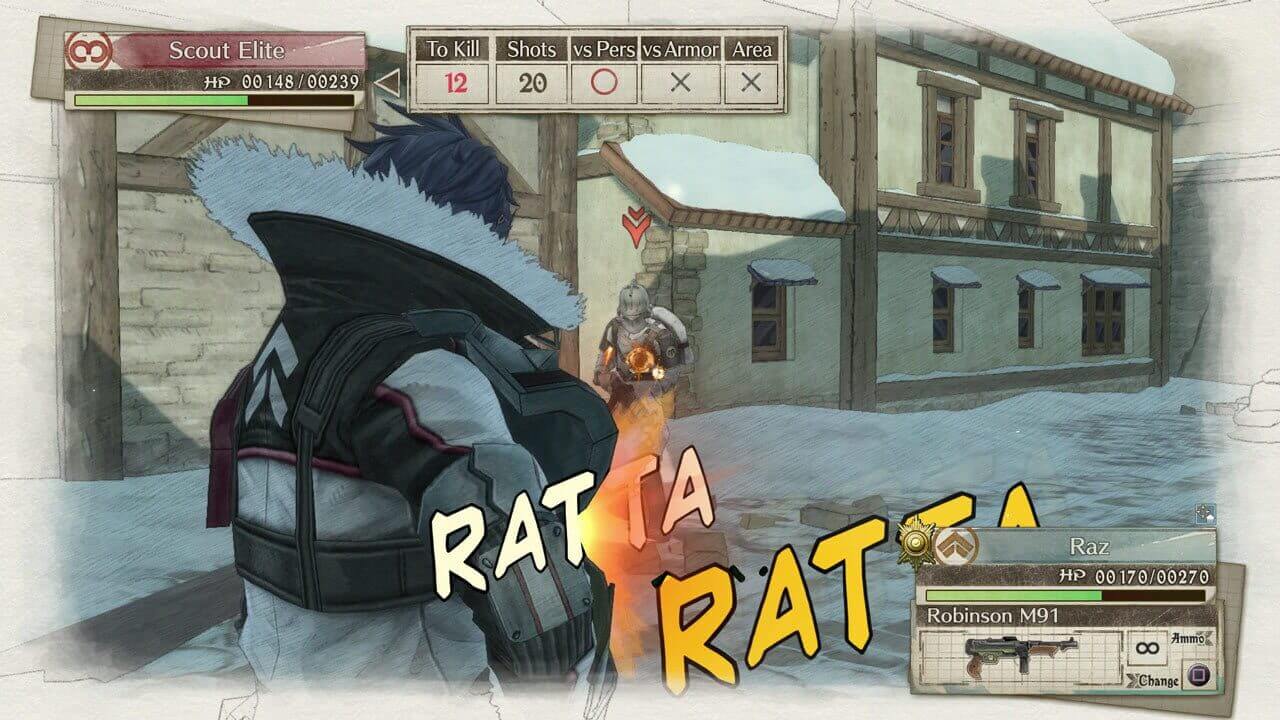 Скриншот Valkyria Chronicles 4